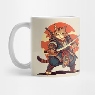 samurai cat Mug